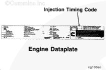 Page 9 of 13 NOTE: To verify the correct injection timing for a particular engine, check the injection