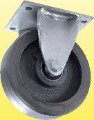 Continuously welded assembly gives greater strength Double ball race for easy swivel action Zinc plated for protection and appearance Matching fixed plate castors available MHDS swivel plate Wheel