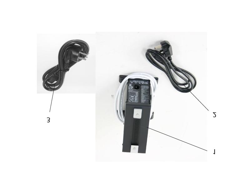 CHARGER CHARGER Pos Item number Description 1 060794 8 A CTE CHARGER WITH EU 2 PIN POWER CORD 1 060795 8 A CTE CHARGER WITH UK 3 PIN POWER CORD