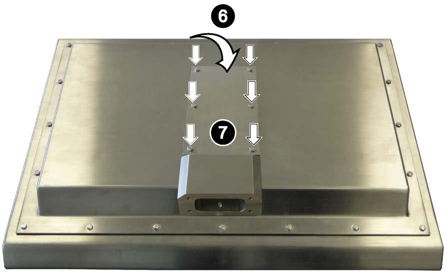 Prevent the terminal compartment cover from dropping, especially when it is mounted on a stand or support arm. 3. Remove the seal of the terminal compartment cover. 4.