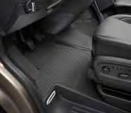 A specially designed fastening system prevents them from slipping on the vehicle floor.