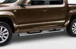 04 05 06 07 08 09 06 04 Volkswagen Genuine side bar These solid side bars are made from mirror-finish stainless steel and are designed to give your Amarok a sporty yet elegant look.