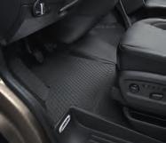 A specially designed fastening system prevents them from slipping on the vehicle floor.