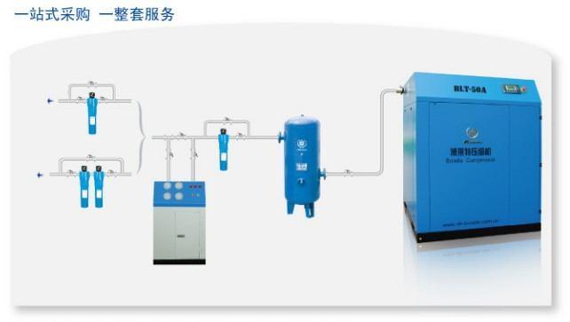 Complete service Design reasonable and economic air compressor station for customers, supply the clean
