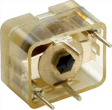 Film Dielectric Trimmers FEATURES High temperature type Housing dimensions: 8 mm x 9 mm x 10 mm For a basic grid of 2.