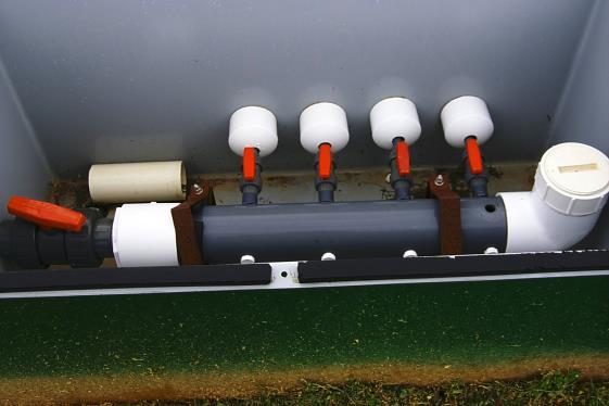 Pressure Manifold Pressure Distribution Designed to distribute effluent uniformly over infiltrative surface of receiving component.