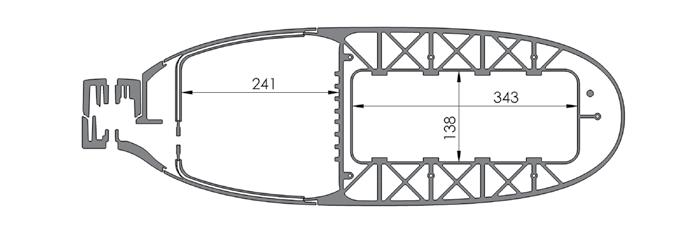 compartment dimensions (mm):