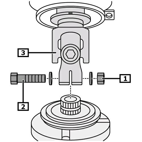 Figure 3 Collect draining fluid. Observe disposal regulations! Unplug connector on power steering expansion tank. Loosen power steering expansion tank and put aside.