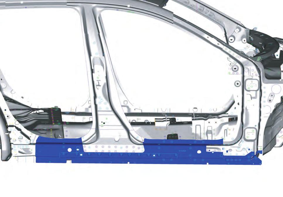 Side Sill (component) 1. When installing new parts, measure and adjust the body as necessary to conform with standard dimensions. 2.