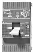 T1 100A, 600Y/347V, 480V Thermal-magnetic Dimensions 3P Fixed Version 5.12H x 3.00W x 2.76D Weight 2.34 (Ibs) T1 General The T1 breaker family ranges from 15 through 100 amperes.