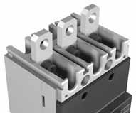 Terminal EF Front extended terminals - EF (IEC only) Terminal EF with busbar Frame size Description 1 piece catalog 2