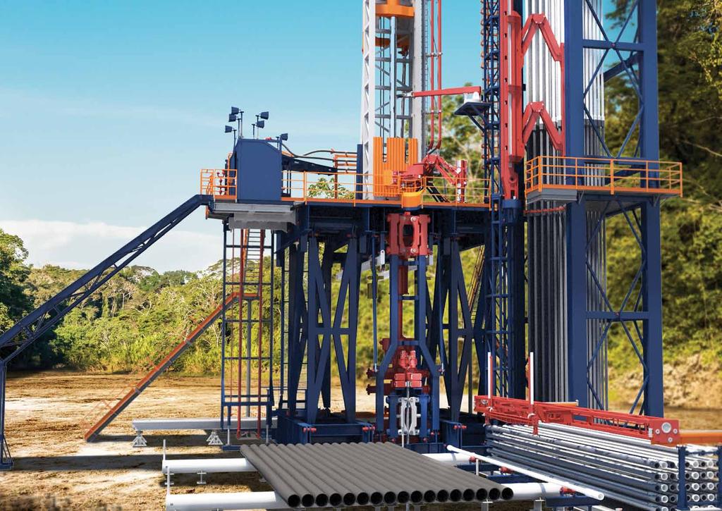 AHEAD Rigs 6 / 7 Off-line System AHEAD is equipped with a new fully automated Off-line System designed to make up and break out stands made of two API Range 3 DP (or three API Range 2 DP) out of
