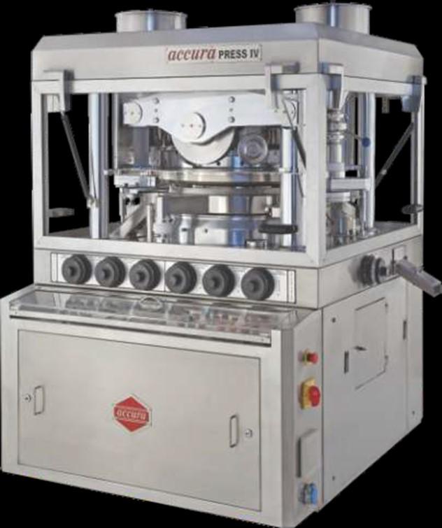ACCURA PRESS IV (WITH PRE COMPRESSION) DOUBLE SIDED HIGH SPEED ROTARY TABLET PRESS 45 Stn. D', 61 Stn. B, 75 Stn.