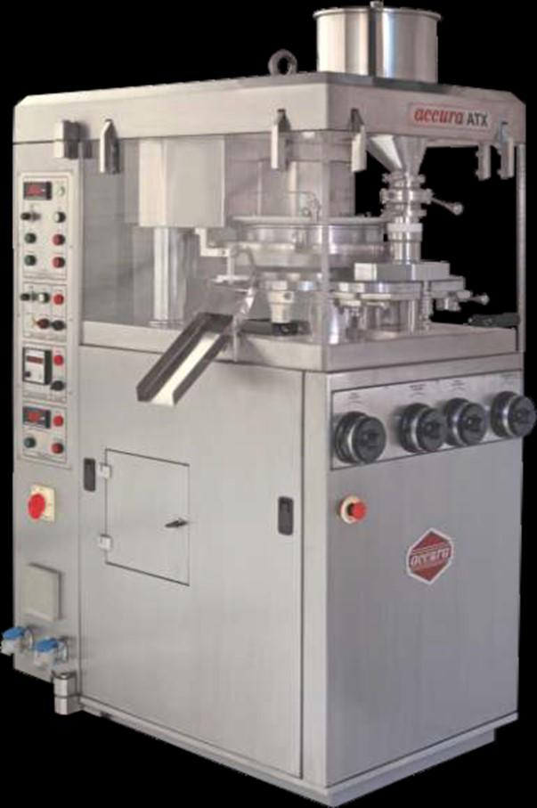ACCURA ATX-I (WITH PRE COMPRESSION) SINGLE SIDED HIGH SPEED ROTARY TABLET PRESS 26 Stn. D', 32 Stn. B, 40 Stn. BB TYPE ACCURA ATX-I-26 ACCURA ATX-I-32 ACCURA ATX-I-40 NO.