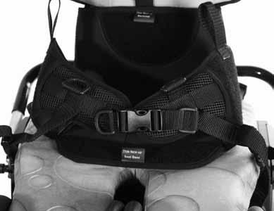 11.2 djusting the pelvic harness or Pelvic Cradle The correct positioning and tensioning of the pelvic