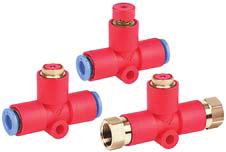 type for piping convenience Integral pilot operated check valve to hold position until pilot signal is