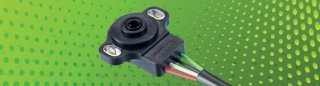 RSM012 Series TOCOS SENSORS Low Profile, Dual Output, Non-Contact Angle/Position Sensors 34 Features Thin 11mm angle/position sensor with 4-wire harness and connector offered as a standard assembly