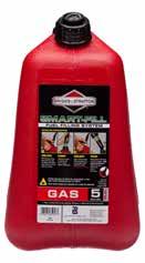 Briggs & Stratton Gas Containers: Meets all EPA and CARB