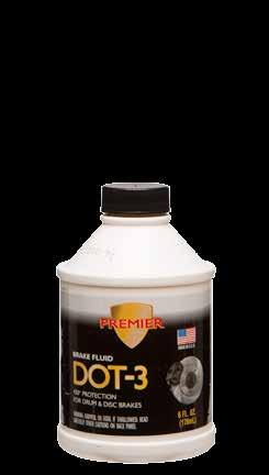 against vapor lock and moisture absorption. Exceeds requirements for both DOT 3 and DOT 4 brake fluids.