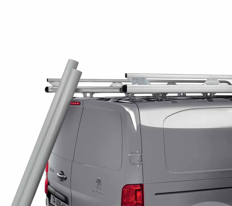 Roof rack access ladder This ladder provides easier access to items