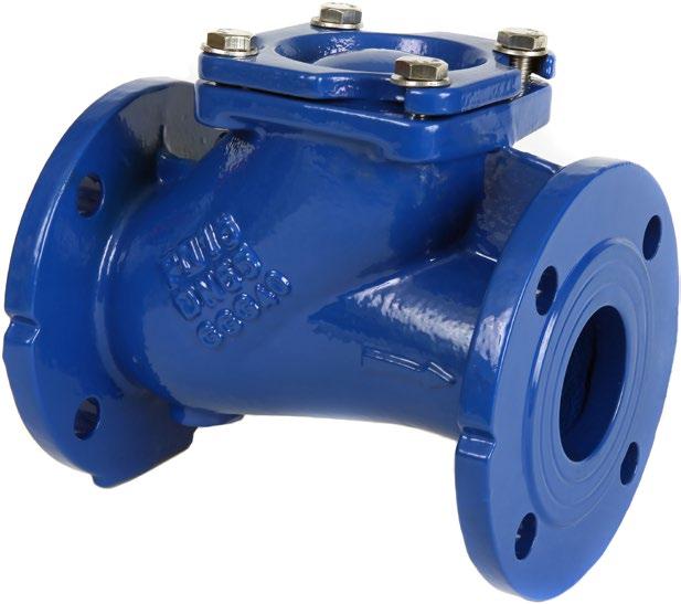 ART 172 PN16 Ductile Iron Ball Check Valve Flanged Mounting PN16 Only Valve Design According to EN12334 DIN3202 Face-to-Face Epoxy Coat Finish DN L C H Kgs 50 200 106 125 7.7 65 240 129 145 11.
