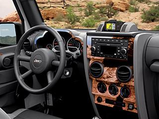 INTERIOR Interior Appearance - Interior Trim and knobs G Representative vehicle/color/style shown Commander 2010 2008 A 12900 Blackwood - 6 piece dash applique kit, center stack, shift bezel, and