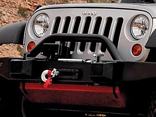 No separate mounting kit is required when using a Jeep Accessories Winch bumper.