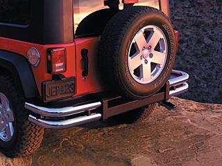 W/O WINCH MOUNT, Integrated production Fog Lamp mounting provisions and Tubular Grille/Winch Guard. Compatible with production tow hooks.