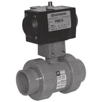 PM SERIES AUTOMATED TRUE UNION BALL VALVES Cost effective, rack-and-pinion pneumatically actuated PMD or PMS Series actuator and TB Series true union ball valve complete with solenoid.