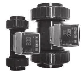 TF SERIES TRUE UNION PADDLEWHEEL FLOW METER The TF Series consists of a rugged true union industrial design that is suitable for corrosive applications.