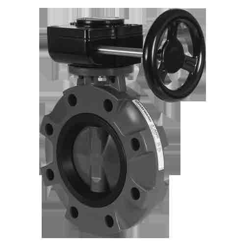 BYV SERIES BUTTERFLY VALVES **GEAR OPERATED** The BYV Series are available with cast aluminium gear operator for all sizes with IP65 rated housing and steel internal components designed to enhance