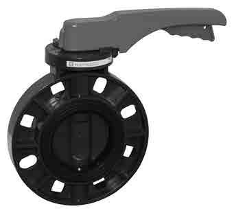 SURE-TUFF BYCS SERIES BUTTERFLY VALVES Valves feature 410 Stainless Steel Shafts. Available with red lever handle or gear operated.