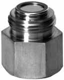 Example: Description U7-C4A U7 = 316SS welded flush-type diaphragm C4A = 1 NPT(M) 316SS pressure port Note: U7 is limited to Numbers 5 and 6 pistons and the K switching element.