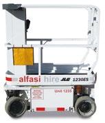 lifting requirements Weight 2,447kg Platform capacity 113kg/450kg Outdoor