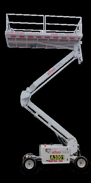 SPEED LEVEL Platform height 9m Lift capacity 680kg Gradeability 45% Able to elevate on up to a 14 slope Weight