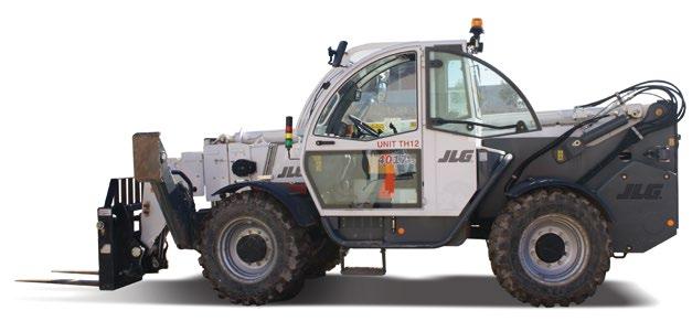 50m Ground clearance Available attachments include standard forks, jib & bucket