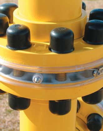 Why try and protect flanges the old way when APS has the new, clear advantage to prevent corrosion With the new Kleerband design, visual inspection of the flange surface can be accomplished without