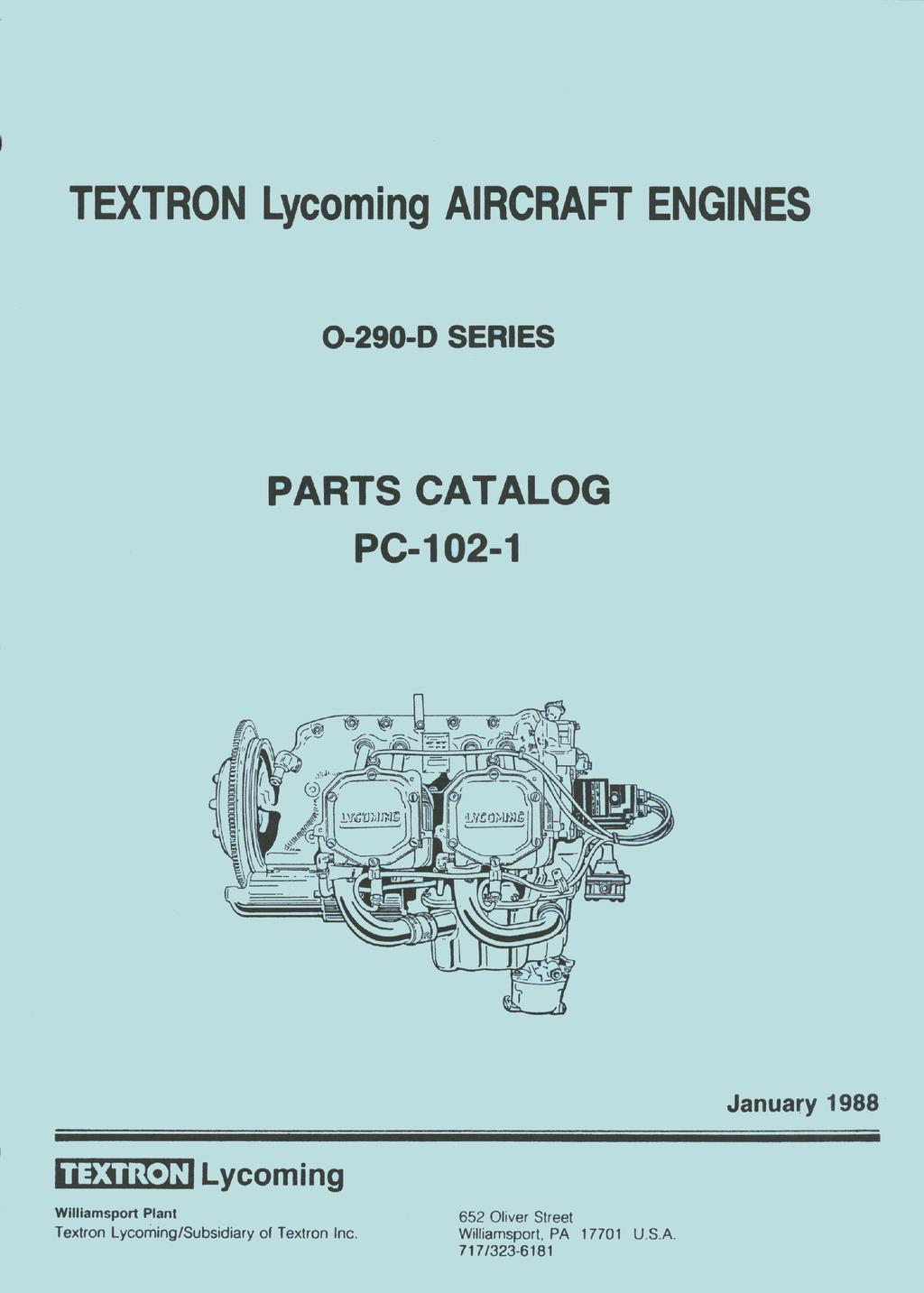 TEXTRON Lycoming AIRCRAFT ENGINES
