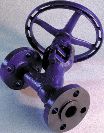 Hardseat Valves for Pressures to 2455 psi Class 600 and 500 The hardseat valve has a seat and disc design with flow entering under the seat.