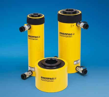 RRHSeries, Hollow s Shown from left to right: RRH00, RRH00, RRH00 Versatility in Testing, Maintenance and Tensioning Applications Pump Selection A doubleacting cylinder must be powered by a pump with