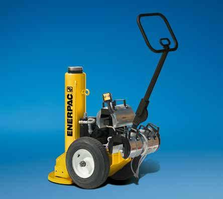 PRSeries, POW RRISER Lifting Jack Shown: PRASA007L and accessory Locking URings Safe, Efficient, Mobile Load Lifting 4, 90, and 8 ton capacities with pneumatic or electric pumps for the toughest jobs