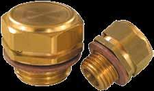 K0460 Brass vent screws cap air filter ventilation hole 2x Housing and cap in brass; air filter in