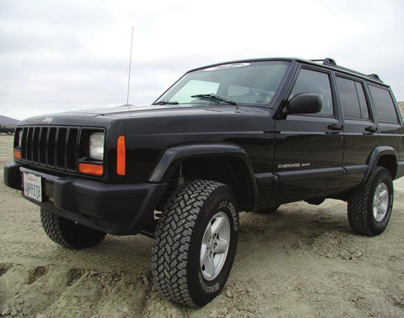 WCPG_2006_PROCOMP 3/24/06 7:07 PM Page 44 44JEEP 4WD/2WD Important Ordering Notes JEEP XJ CHEROKEE MID-SIZE 4WD & 2WD Front/Rear Recommended Front Front Coil Rear Year Application Ride Height (1)Tire