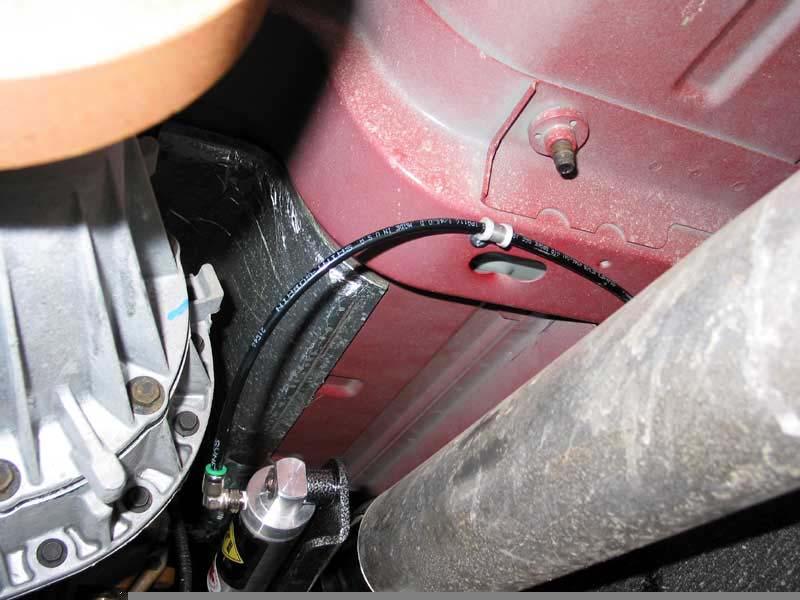 Air Hose Installation Included in the brake kit is an air snorkel kit.