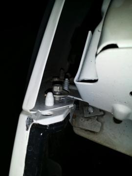 Use a ratchet, extension, universal joint, and 8mm socket to remove them