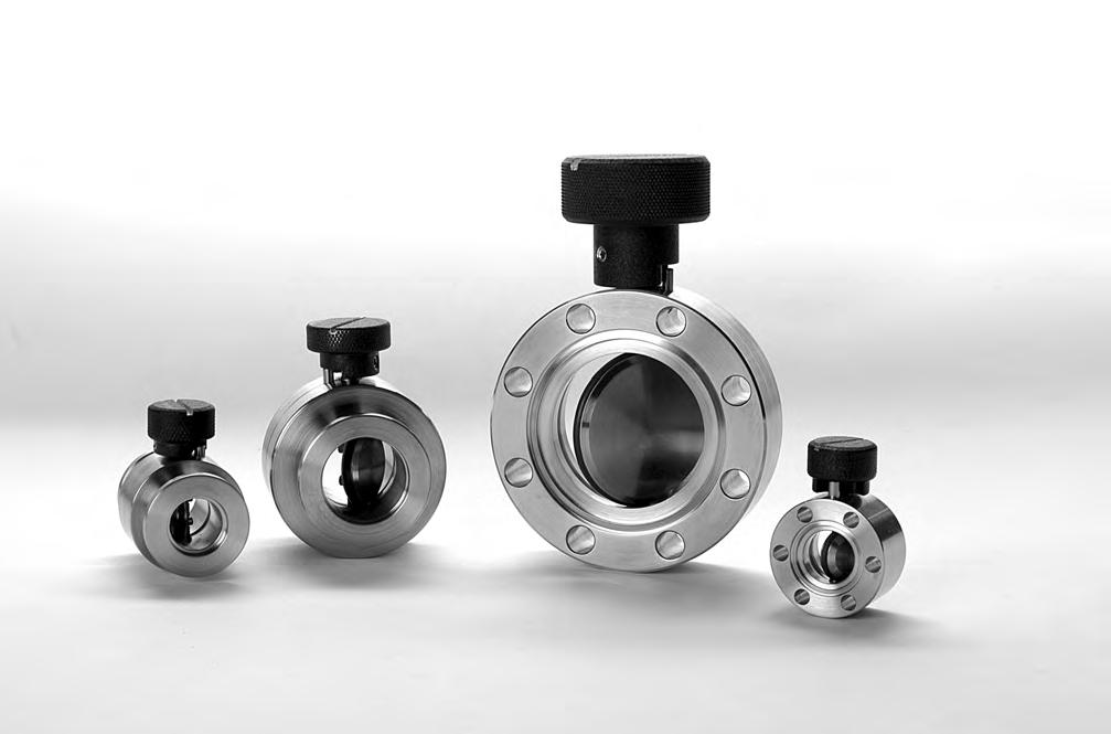 <204 Vacuum range Viton o-ring: >1x 10-9 Torr - High vacuum Patented design Our manual butterfly valves provide a low-cost alternative to bellows sealed gate valves.