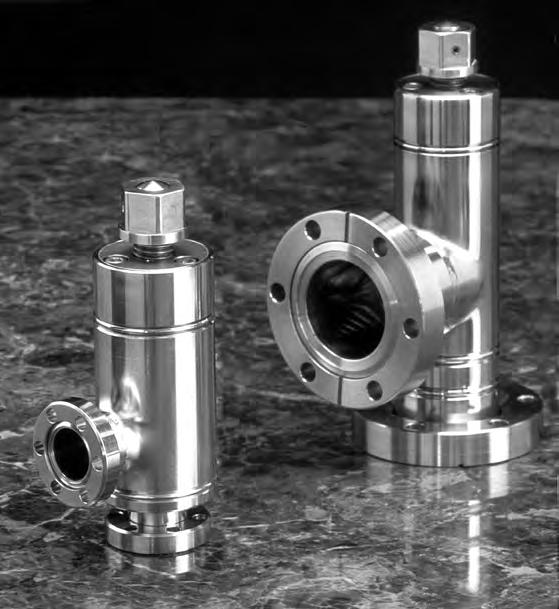 pproved for use in beamline facilities, these valves have a temperature operating range from -250 to 400. Heater jackets and controllers are available on request.
