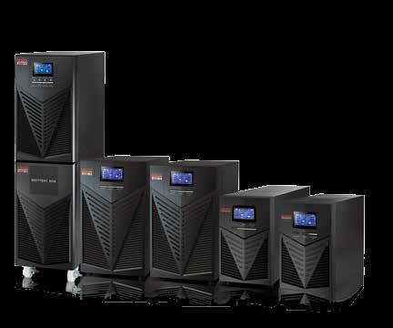 Ultima W Series Double Conversion Online Tower UPS True double-conversion technology Microprocessor control optimizes reliability Input power factor correction Wide input voltage (110 300VAC) Charger