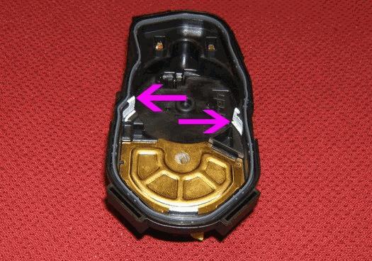 Verify that all three of the TP sensor cover alignment tabs are present and are not damaged. 19.