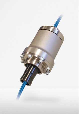 Fiber optic rotary joints achieve unlimited resistance to interference with regard to electro- magnetic compatibility and are therefore perfectly suited for applications in problematic EMC conditions.